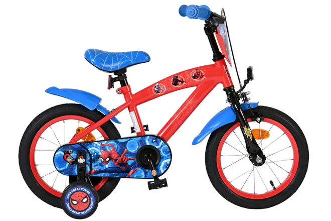 Marvel Spider-Man Kinderfiets - Jongens - 14 inch - Rood/Blauw