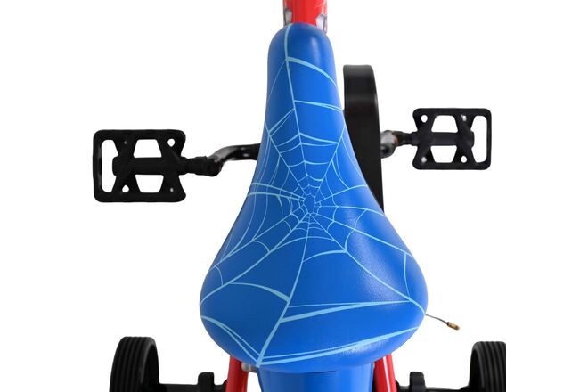 Spider-Man Kinderfiets - Jongens - 14 inch - Blauw/Rood - Twee handremmen