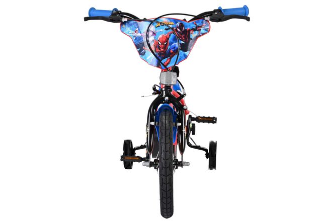 Spider-Man Kinderfiets - Jongens - 14 inch - Blauw/Rood - Twee handremmen