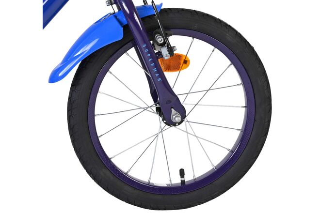 Superman Kinderfiets - Jongens - 16 inch - Blauw - Twee handremmen