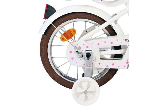 Volare Blossom Kinderfiets - Meisjes - 14 inch - Wit