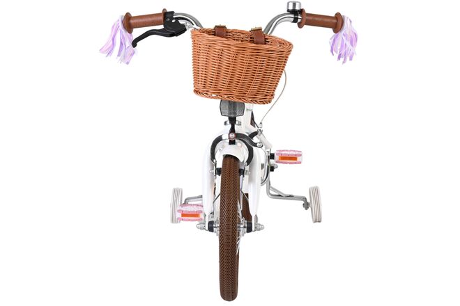 Volare Blossom Kinderfiets - Meisjes - 14 inch - Wit