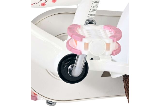 Volare Blossom Kinderfiets - Meisjes - 14 inch - Wit