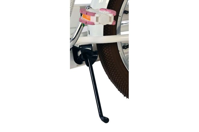 Volare Blossom Kinderfiets - Meisjes - 16 inch - Wit - Twee Handremmen