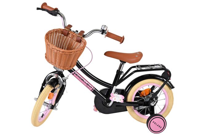 Volare Excellent Kinderfiets - Meisjes - 12 inch - Zwart