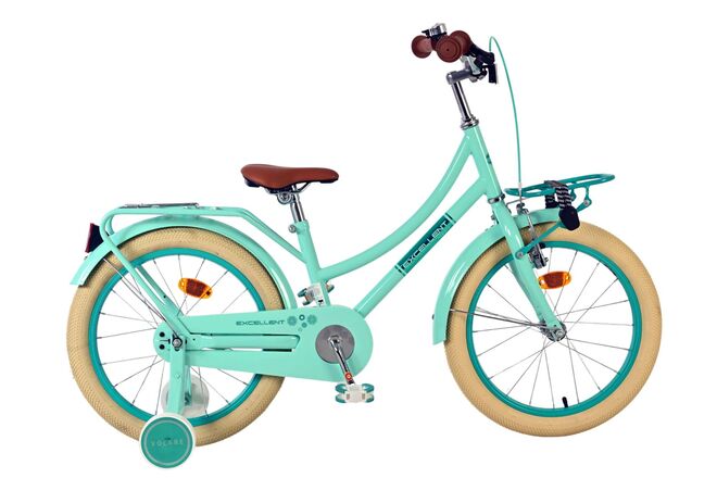 Volare Excellent Kinderfiets – Meisjes – 18 inch – Groen – 95% afgemonteerd Volare Excellent Kinderfiets – Meisjes – 18 inch – Groen – 95% afgemonteerd