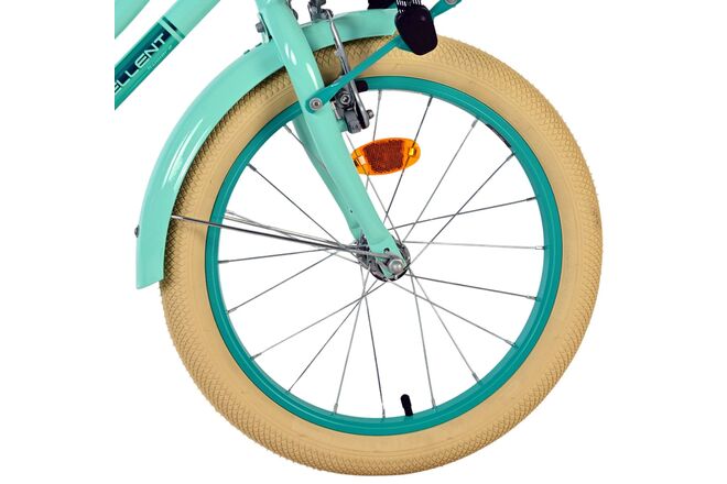 Volare Excellent Kinderfiets - Meisjes - 18 inch - Groen - 95% afgemonteerd