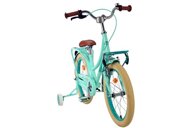 Volare Excellent Kinderfiets - Meisjes - 18 inch - Groen - 95% afgemonteerd
