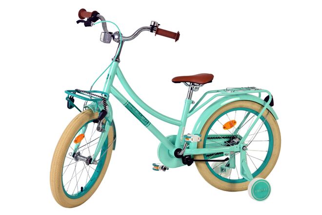 Volare Excellent Kinderfiets - Meisjes - 18 inch - Groen - 95% afgemonteerd
