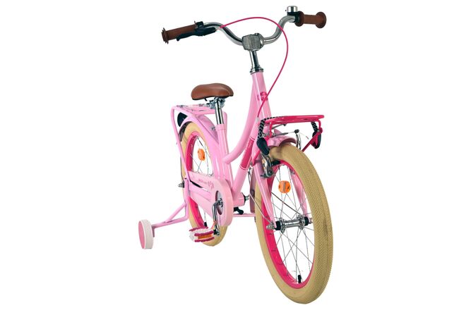 Volare Excellent Kinderfiets - Meisjes -18 inch - Roze - 95% afgemonteerd