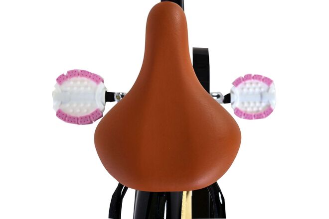 Volare Excellent Kinderfiets - Meisjes - 18 inch - Zwart - 95% afgemonteerd