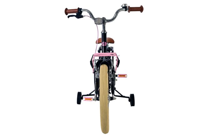Volare Excellent Kinderfiets - Meisjes - 18 inch - Zwart - 95% afgemonteerd