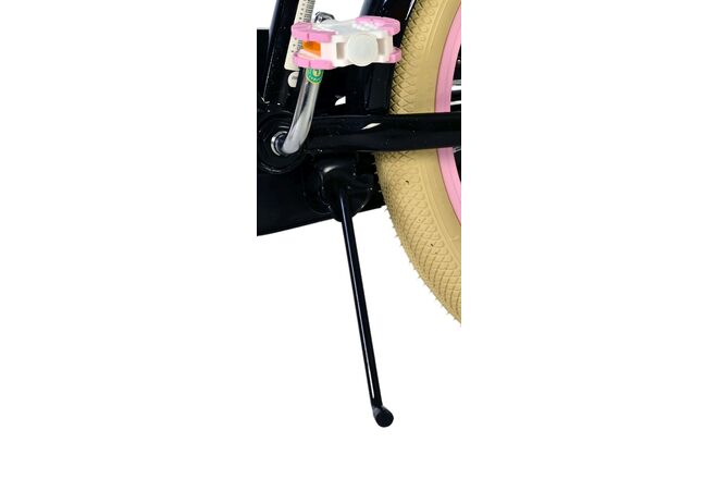 Volare Excellent Kinderfiets - Meisjes - 18 inch - Zwart - 95% afgemonteerd