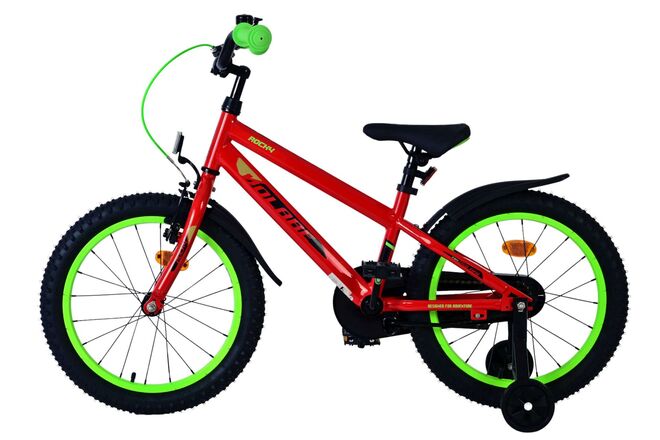 Volare Rocky Kinderfiets - Jongens - 18 inch - Rood