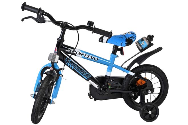 Volare Sportivo Kinderfiets - Jongens - 12 inch - Blauw Zwart