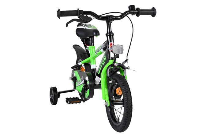 Volare Sportivo Kinderfiets - Jongens - 12 inch - Groen Zwart