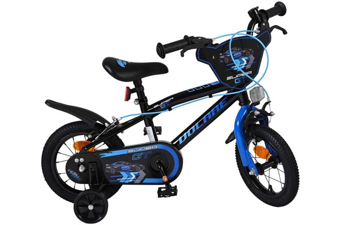 Volare Super GT Kinderfiets - Jongens - 12 inch - Blauw - Twee handremmen