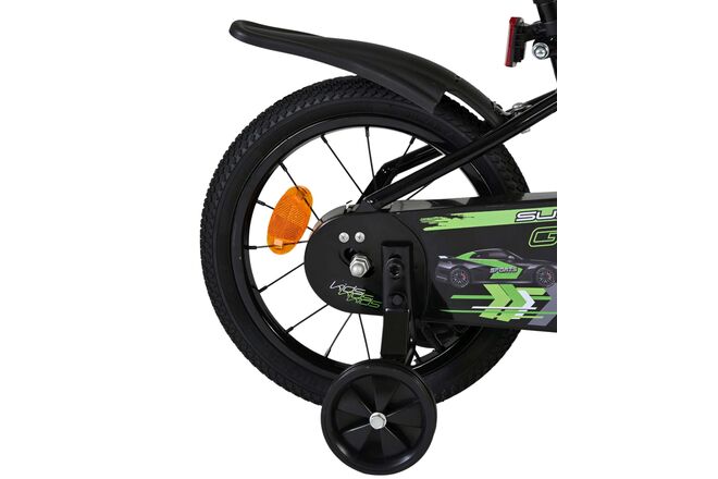 Volare Super GT Children's Bicycle - Boys - 14 inch - Green