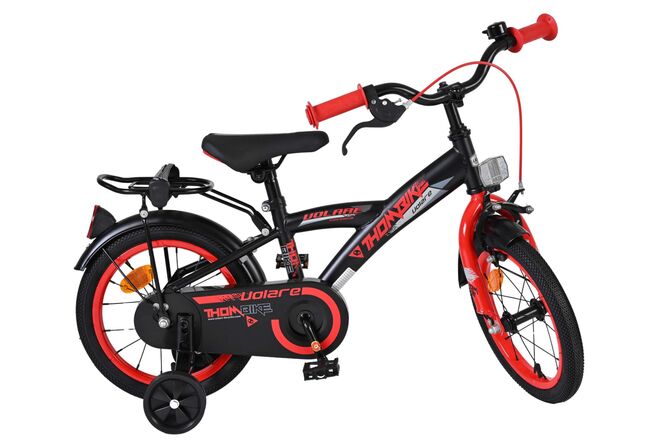 Volare Thombike Kinderfiets - Jongens - 14 inch - Zwart Rood