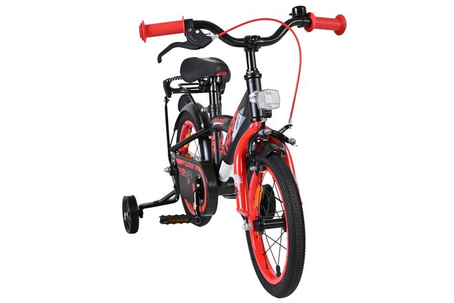 Volare Thombike Kinderfiets - Jongens - 14 inch - Zwart Rood