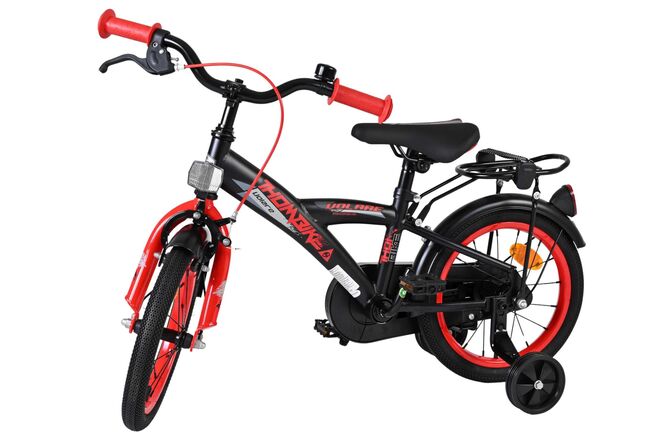 Volare Thombike Kinderfiets - Jongens - 14 inch - Zwart Rood