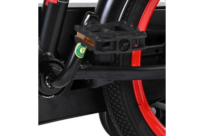 Volare Thombike Kinderfiets - Jongens - 14 inch - Zwart Rood