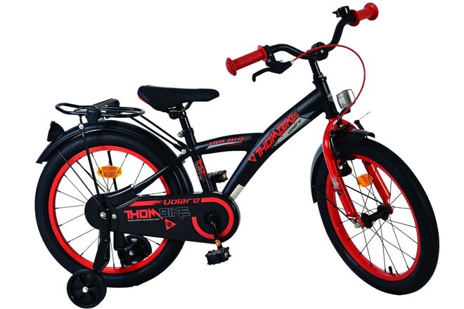 Volare Thombike Kinderfiets - Jongens - 18 inch - Zwart Rood