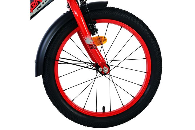 Volare Thombike Kinderfiets - Jongens - 18 inch - Zwart Rood