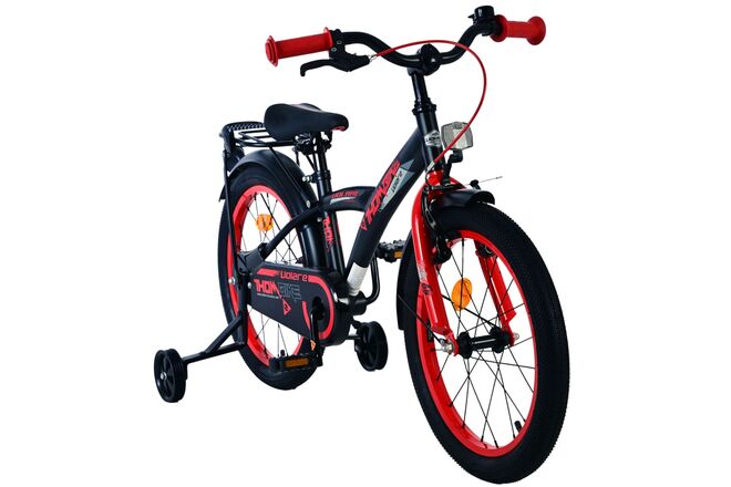 Volare Thombike Kinderfiets - Jongens - 18 inch - Zwart Rood