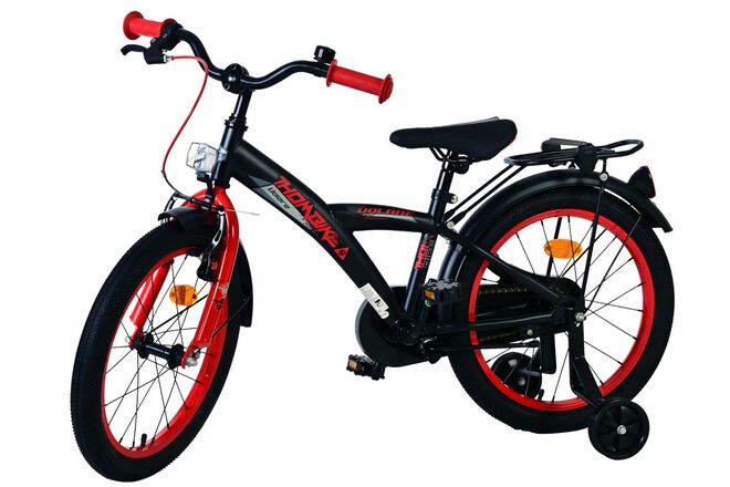 Volare Thombike Kinderfiets - Jongens - 18 inch - Zwart Rood
