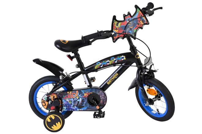 Batman Kinderfiets - Jongens - 12 inch - Zwart - Twee handremmen