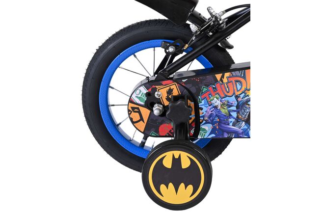 Batman Kinderfiets - Jongens - 12 inch - Zwart - Twee handremmen