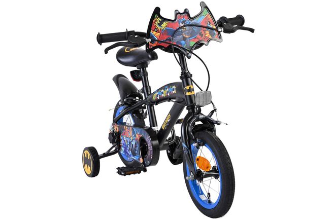 Batman Kinderfiets - Jongens - 12 inch - Zwart - Twee handremmen