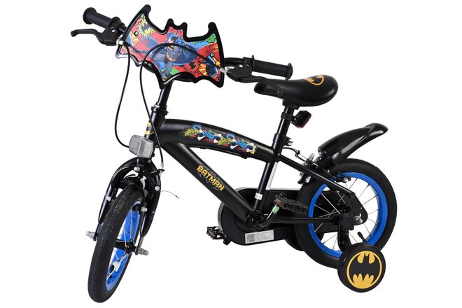 Batman Kinderfiets - Jongens - 12 inch - Zwart - Twee handremmen