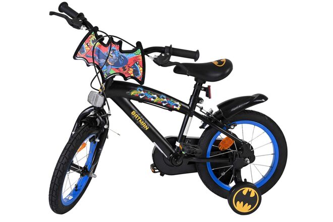 Batman Kinderfiets - Jongens - 14 inch - Zwart - Twee handremmen