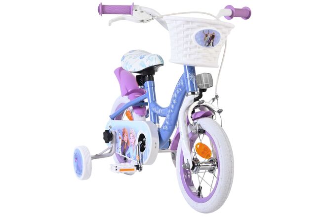 Disney Frost 2 Børnecykel - Piger - 12 tommer - Blå/Lilla