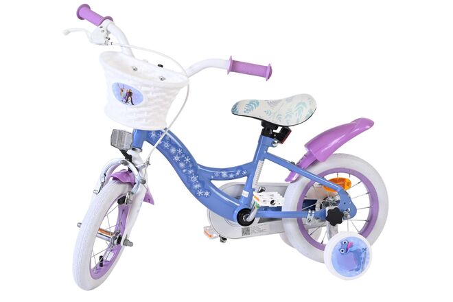 Disney Frost 2 Børnecykel - Piger - 12 tommer - Blå/Lilla