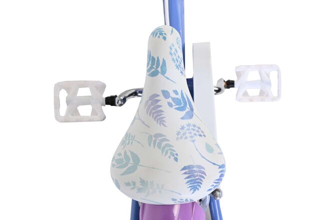 Disney Frost 2 Børnecykel - Pigecykel - 12 tommer - Blå/Lilla - To håndbremser