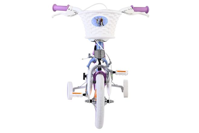 Disney Frost 2 Børnecykel - Pigecykel - 12 tommer - Blå/Lilla - To håndbremser