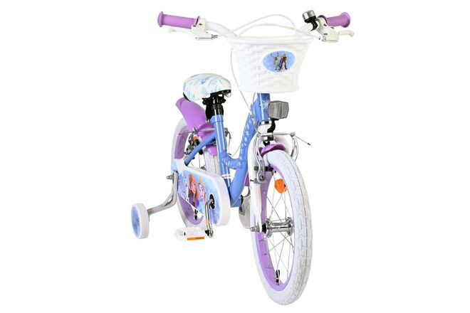 Disney Frozen 2 Kinderfiets - Meisjes - 16 inch - Blauw/Paars - Twee handremmen