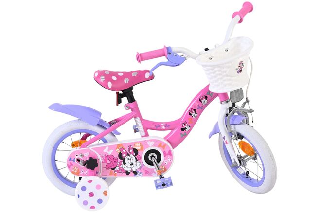 Minnie er den sødeste nogensinde! Børnecykel - Pigecykel - 12 tommer - Lyserød