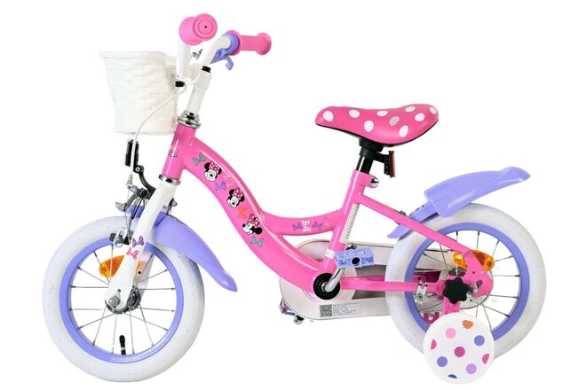 Minnie er den sødeste nogensinde! Børnecykel - Pigecykel - 12 tommer - Lyserød