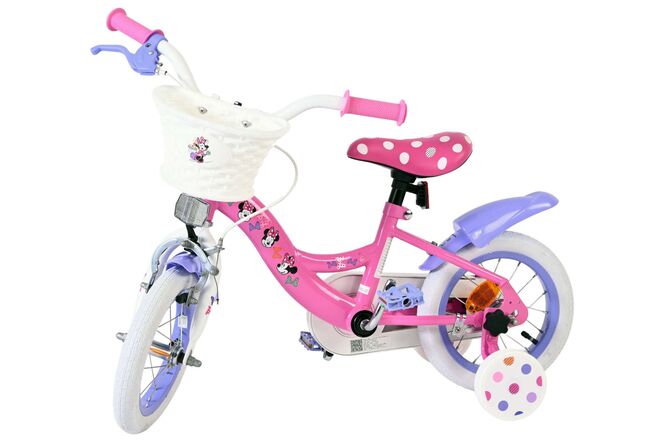Minnie er den sødeste nogensinde! Børnecykel - Pigecykel - 12 tommer - Lyserød