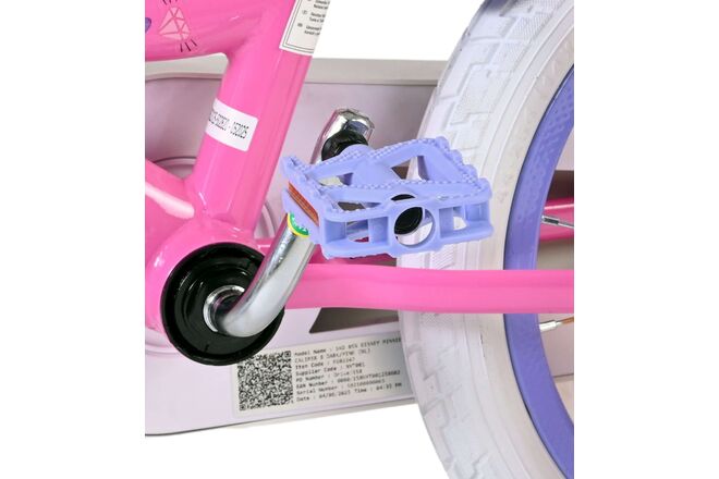 Disney Minnie Kinderfiets - Meisjes - 14 inch - Roze - Twee handremmen