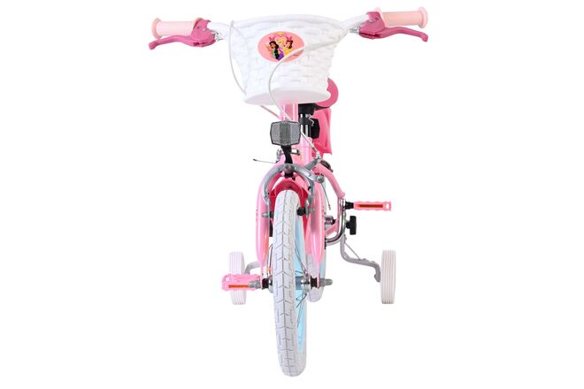 Disney Princess Børnecykel - Pigecykel - 14 tommer - Lyserød - To håndbremser