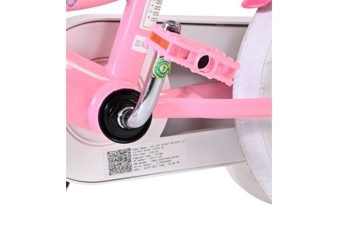 Disney Princess Kinderfiets - Meisjes - 12 inch - Roze - Twee Handremmen
