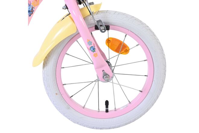 Disney Stitch Børnecykel - Pigecykel - 14 tommer - Lyserød