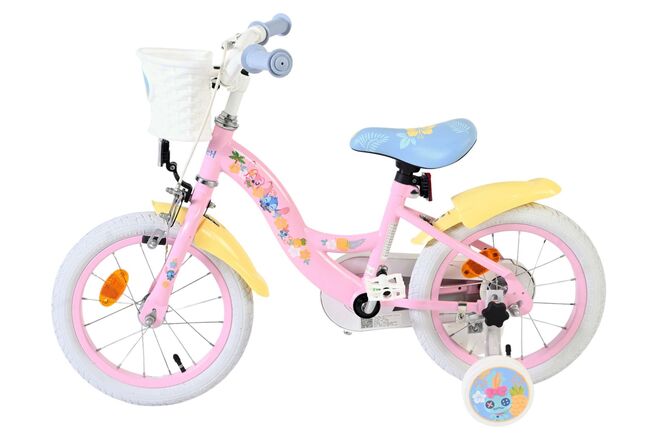 Disney Stitch Børnecykel - Pigecykel - 14 tommer - Lyserød