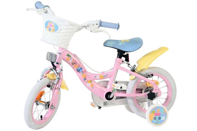 Disney Stitch Børnecykel - Pigecykel - 12 tommer - To håndbremser - Pink