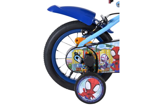 Spidey Børnecykel - Drenge - 12 tommer - Blå - To håndbremser